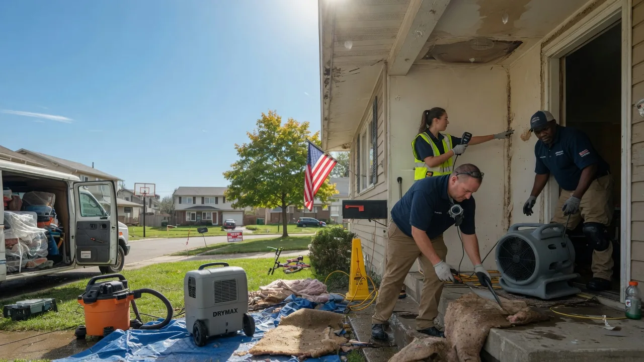 Water Damage Restoration in Manderson, SD near me